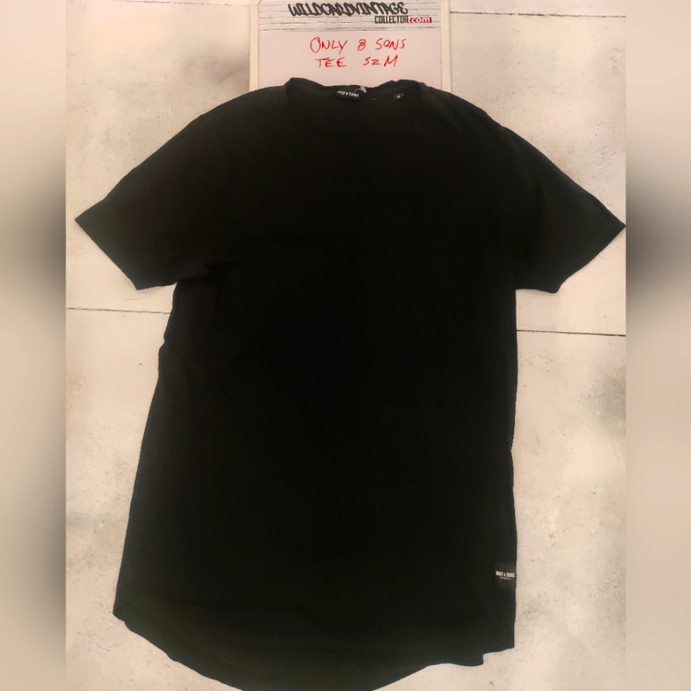 Only & Sons Mens T-shirt Rolled Short Sleeve Crewneck Cotton Boxy Fit M